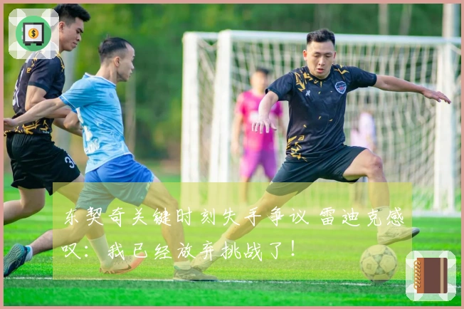 东契奇关键时刻失手争议 雷迪克感叹：我已经放弃挑战了！